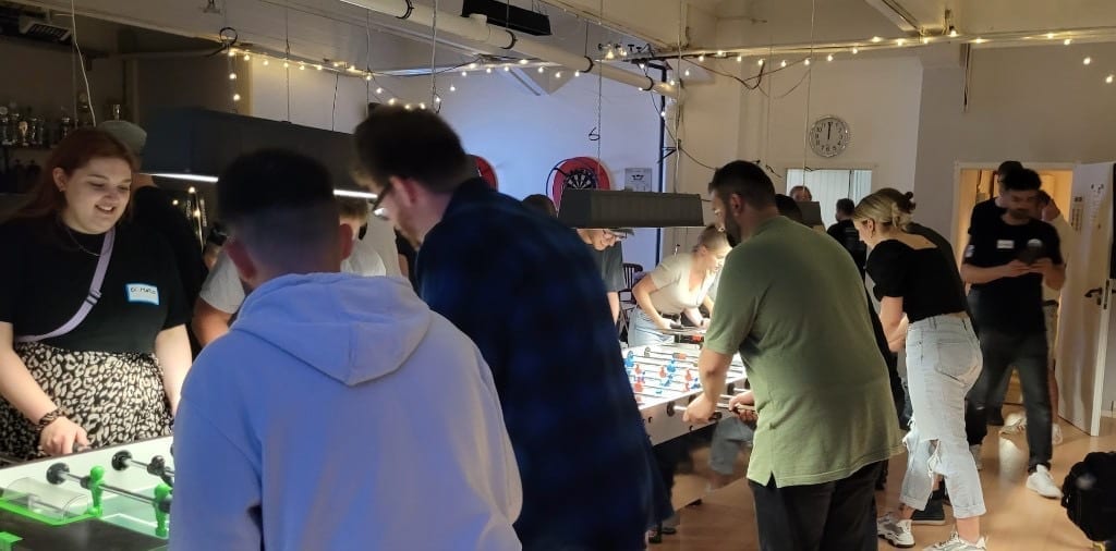 Networking und gute Stimmung – Weihnachtsfeier mit Kicker Networking und gute Stimmung – Weihnachtsfeier mit Kicker